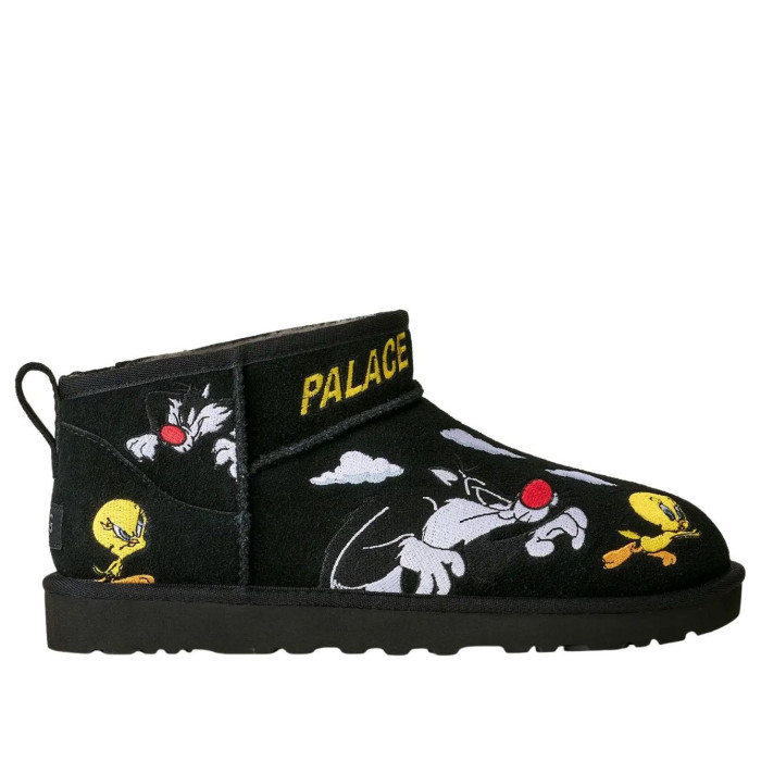 Palace x Looney Tunes x UGG Classic Ultra Mini Boot Black - мужская сетка размеров Palace x Looney Tunes x UGG Classic Ultra Mini Boot Black - мужская сетка размеров