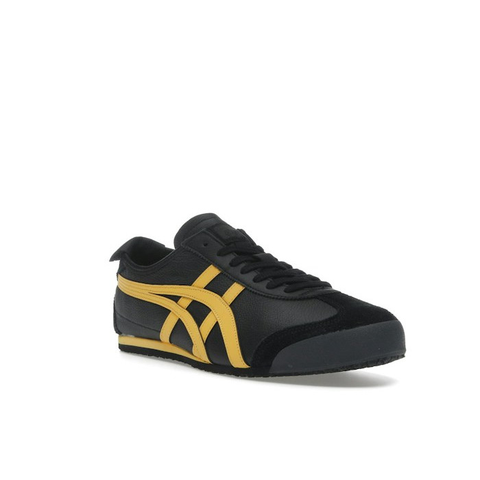 Onitsuka Tiger Mexico 66 Black Yellow - мужская сетка размеров Onitsuka Tiger Mexico 66 Black Yellow - мужская сетка размеров