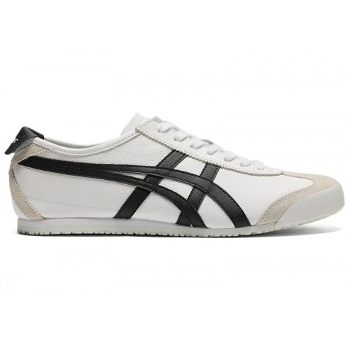 Onitsuka Tiger Mexico 66 White Black Suede Toe - мужская сетка размеров