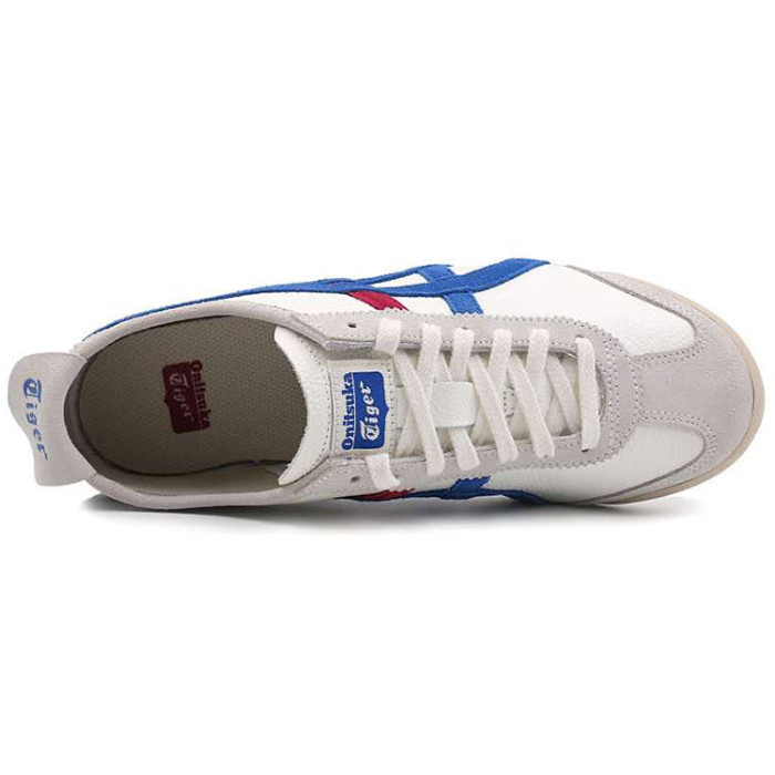 Onitsuka Tiger Mexico 66 Vintage White Directoire Blue - мужская сетка размеров Onitsuka Tiger Mexico 66 Vintage White Directoire Blue - мужская сетка размеров