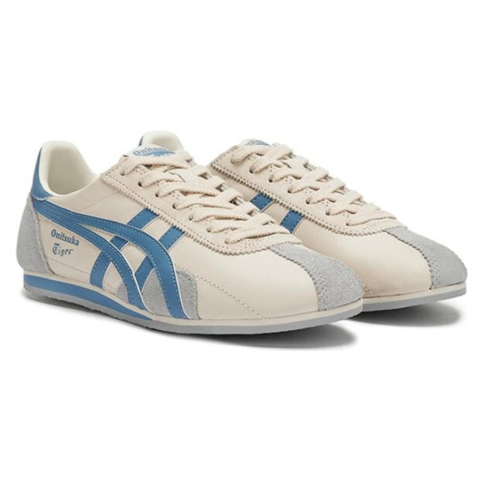 Onitsuka Tiger Runspark Cream Light Blue - мужская сетка размеров Onitsuka Tiger Runspark Cream Light Blue - мужская сетка размеров