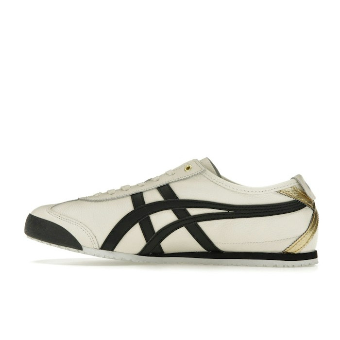 Onitsuka Tiger Mexico 66 Cream Black Gold - мужская сетка размеров Onitsuka Tiger Mexico 66 Cream Black Gold - мужская сетка размеров
