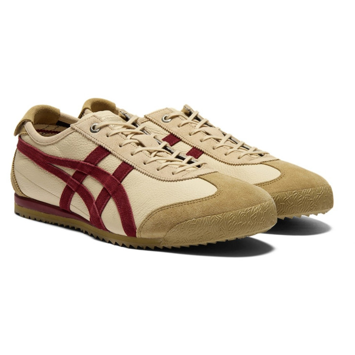 Onitsuka Tiger Mexico 66 SD Beige Beet Juice - мужская сетка размеров Onitsuka Tiger Mexico 66 SD Beige Beet Juice - мужская сетка размеров