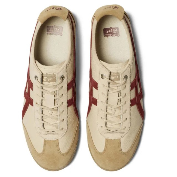 Onitsuka Tiger Mexico 66 SD Beige Beet Juice - мужская сетка размеров Onitsuka Tiger Mexico 66 SD Beige Beet Juice - мужская сетка размеров