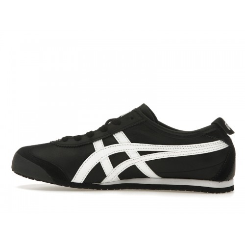 Кроссы Onitsuka Tiger Mexico 66 Black White - мужская сетка размеров