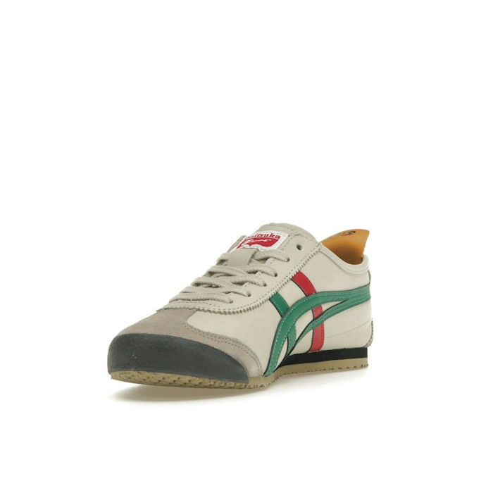 Onitsuka Tiger Mexico 66 Birch Green Red Yellow - мужская сетка размеров Onitsuka Tiger Mexico 66 Birch Green Red Yellow - мужская сетка размеров