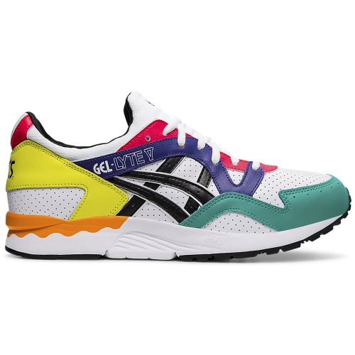 Кроссы ASICS Gel-Lyte V White Multi-Color - мужская сетка размеров