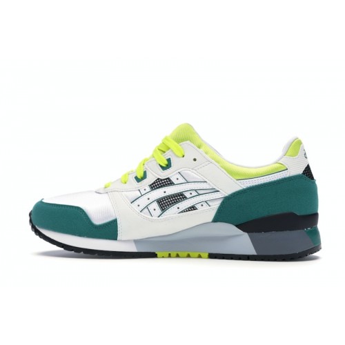 Кроссы ASICS Gel-Lyte III OG Green Yellow (2019) - мужская сетка размеров