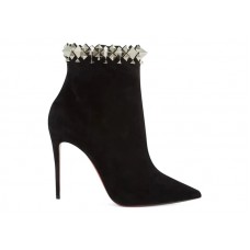 Женские Christian Louboutin Firmamma 100 Veau Velours Black Silver (W)