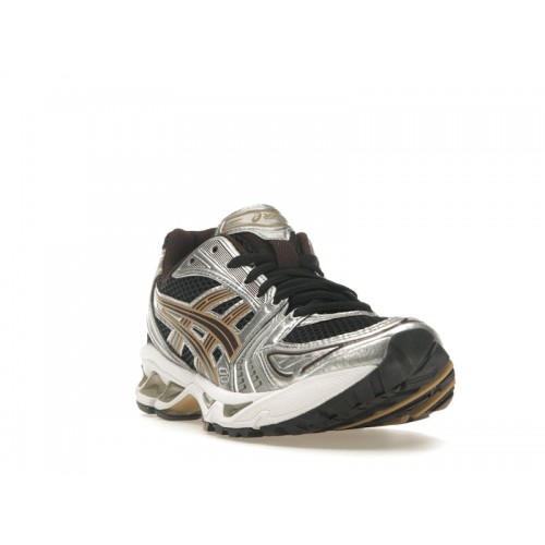 Кроссы ASICS Gel-Kayano 14 Black Coffee Silver - мужская сетка размеров