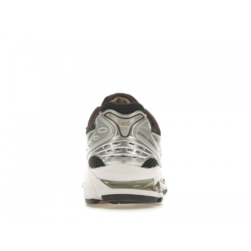 Кроссы ASICS Gel-Kayano 14 Black Coffee Silver - мужская сетка размеров