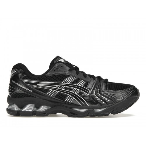 Кроссы ASICS Gel-Kayano 14 Black Pure Silver - мужская сетка размеров