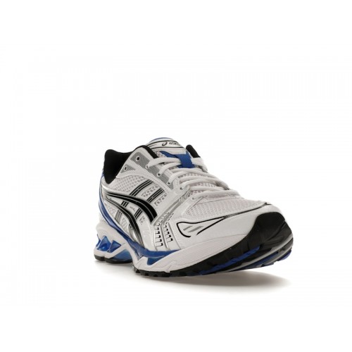 Кроссы ASICS Gel-Kayano 14 White Tuna Blue - мужская сетка размеров