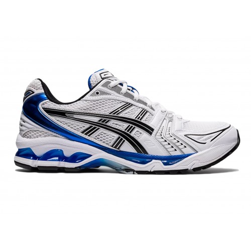 Кроссы ASICS Gel-Kayano 14 White Tuna Blue - мужская сетка размеров