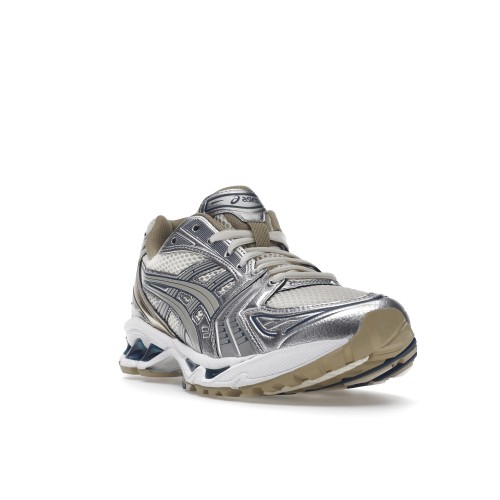 Кроссы ASICS Gel-Kayano 14 Cream Pure Silver Champagne - мужская сетка размеров