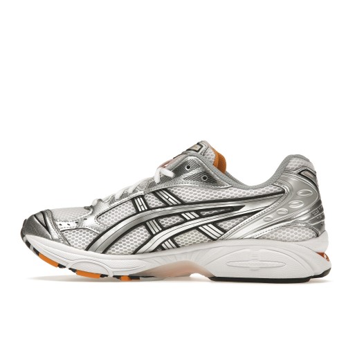 Кроссы ASICS Gel-Kayano 14 White Pure Sliver Orange - мужская сетка размеров