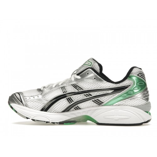 Кроссы ASICS Gel-Kayano 14 White Malachite Green - мужская сетка размеров