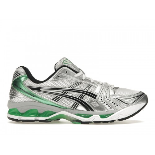 Кроссы ASICS Gel-Kayano 14 White Malachite Green - мужская сетка размеров