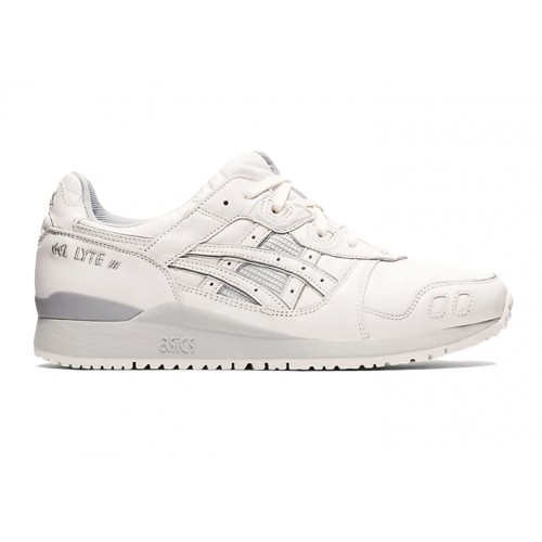 Кроссы ASICS Gel-Lyte III White Leather - мужская сетка размеров