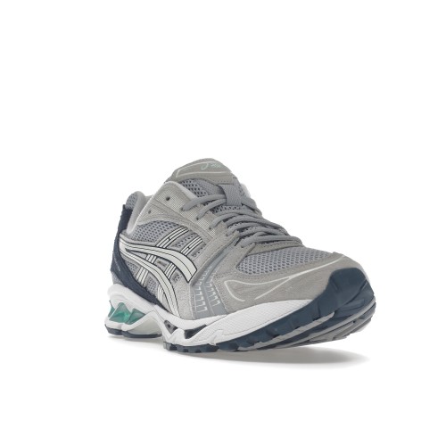 Кроссы ASICS Gel-Kayano 14 Piedmont Grey Aqua - мужская сетка размеров