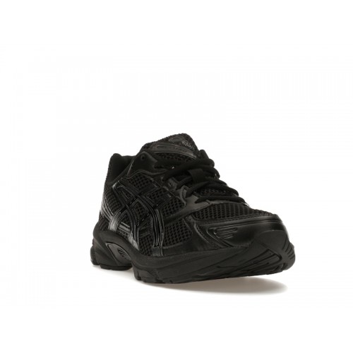 Кроссы ASICS Gel-1130 Black Graphite Grey - мужская сетка размеров