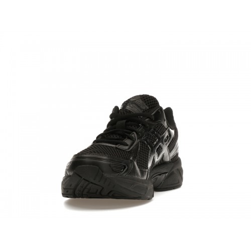 Кроссы ASICS Gel-1130 Black Graphite Grey - мужская сетка размеров