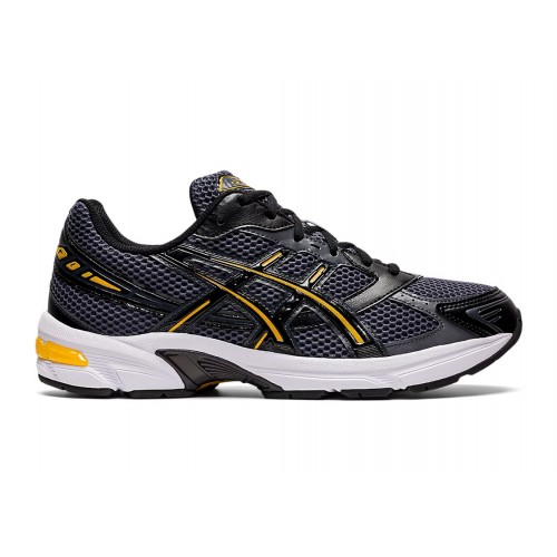 Кроссы ASICS Gel-1130 Metropolis Black Yellow - мужская сетка размеров