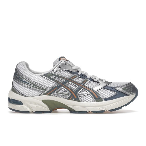 Кроссы ASICS Gel-1130 White Ironclad Blue - мужская сетка размеров