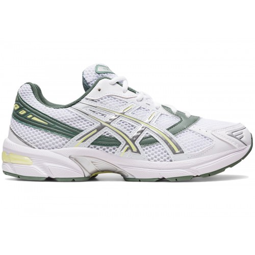 Кроссы ASICS Gel-1130 White Jade Yellow - мужская сетка размеров