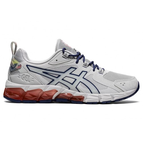 Кроссы ASICS Gel-Quantum 180 Glacier Grey Thunder Blue - мужская сетка размеров