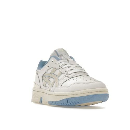 Кроссы ASICS EX89 White Cream Light Blue - мужская сетка размеров