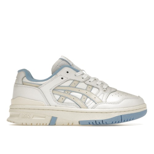 Кроссы ASICS EX89 White Cream Light Blue - мужская сетка размеров