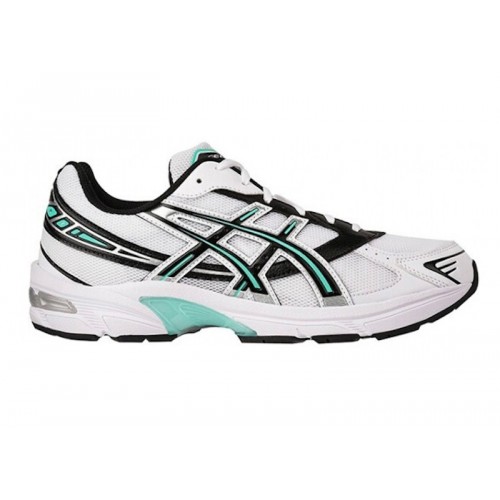 Кроссы ASICS Gel-1130 White Black Teal - мужская сетка размеров