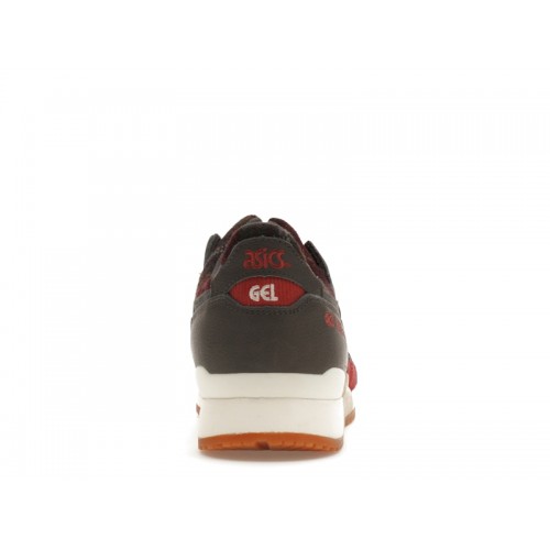 Кроссы ASICS Gel-Lyte III OG Brisket Red Obsidian Grey - мужская сетка размеров