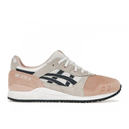 Кроссы ASICS Gel-Lyte III OG Baked Pink French Blue - мужская сетка размеров