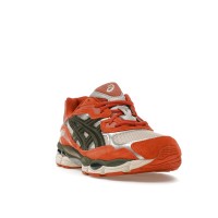 ASICS Gel-NYC Oatmeal Forest Green Orange
