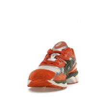 ASICS Gel-NYC Oatmeal Forest Green Orange