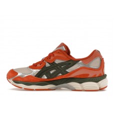 ASICS Gel-NYC Oatmeal Forest Green Orange