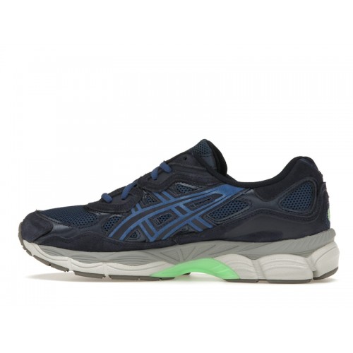 Кроссы ASICS Gel-NYC Midnight Blue - мужская сетка размеров