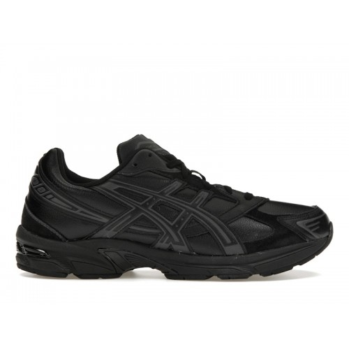 Кроссы ASICS Gel-1130 Leather Black Dark Grey - мужская сетка размеров