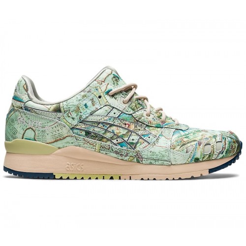 Кроссы ASICS Gel-Lyte III atmos Aged Map - мужская сетка размеров