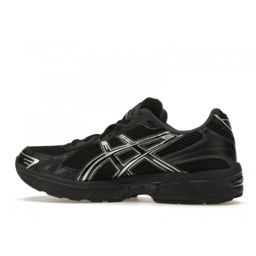 Кроссы ASICS Gel-1130 Black Pure Silver - мужская сетка размеров