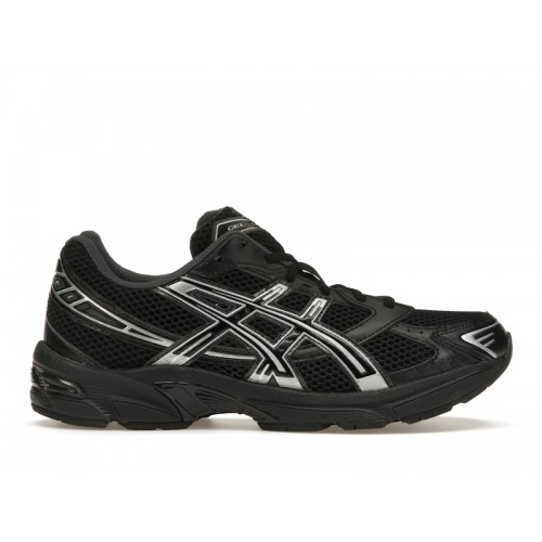 Кроссы ASICS Gel-1130 Black Pure Silver - мужская сетка размеров