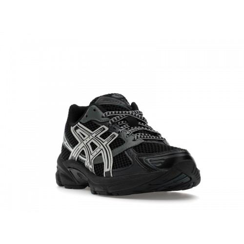 Кроссы ASICS Gel-1130 Black Glacier Grey - мужская сетка размеров