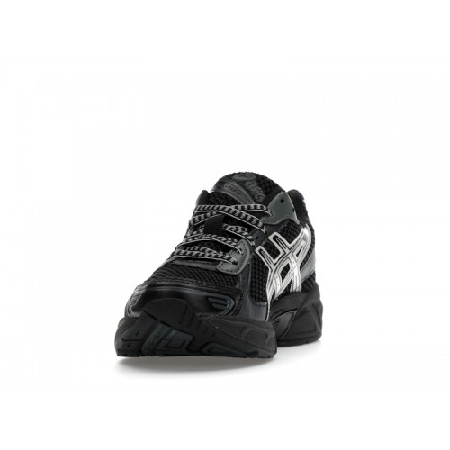 Кроссы ASICS Gel-1130 Black Glacier Grey - мужская сетка размеров