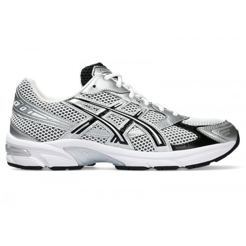 Кроссы ASICS Gel-1130 White Black Silver - мужская сетка размеров