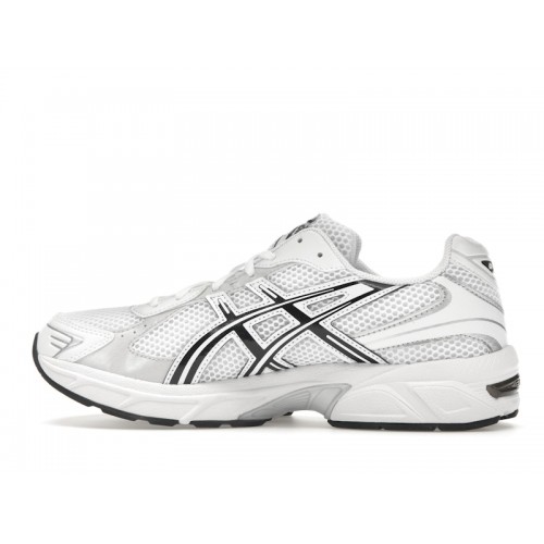 Кроссы ASICS Gel-1130 White Black - мужская сетка размеров