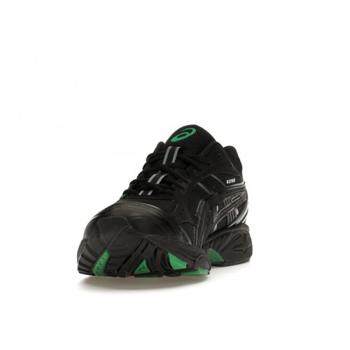 Кроссы ASICS Gel-Kayano 14 8ON8 Black Green - мужская сетка размеров