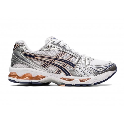 Кроссы ASICS Gel-Kayano 14 White Thunder Blue (W) - женская сетка размеров