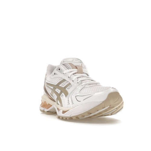 Кроссы ASICS Gel-Kayano 14 White Simply Taupe (W) - женская сетка размеров
